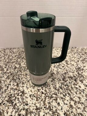 Stanley Quencher H2.0 Tumbler Travel Mug - Green Hammertone 30 Oz New